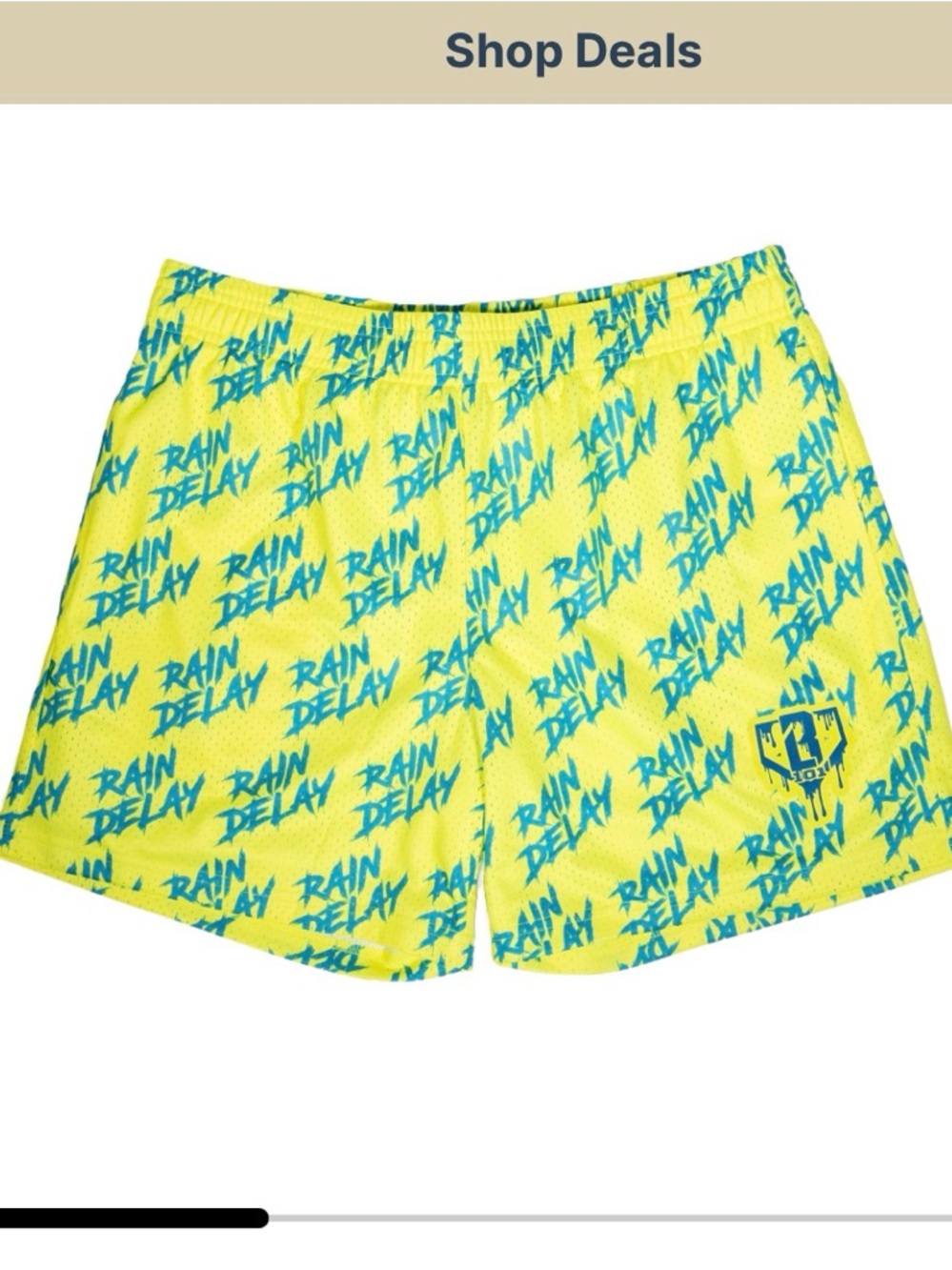 Baseball Lifestyle 'Rain Delay' youth Athletic Shorts